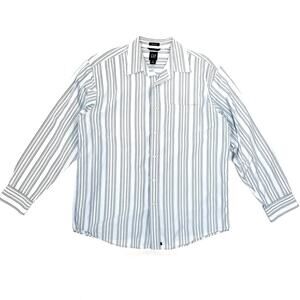Striped Button Down Long Sleeve Shirt